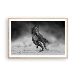 Plakat w ramie jasny dąb - Godny samego emira - 91x61 cm