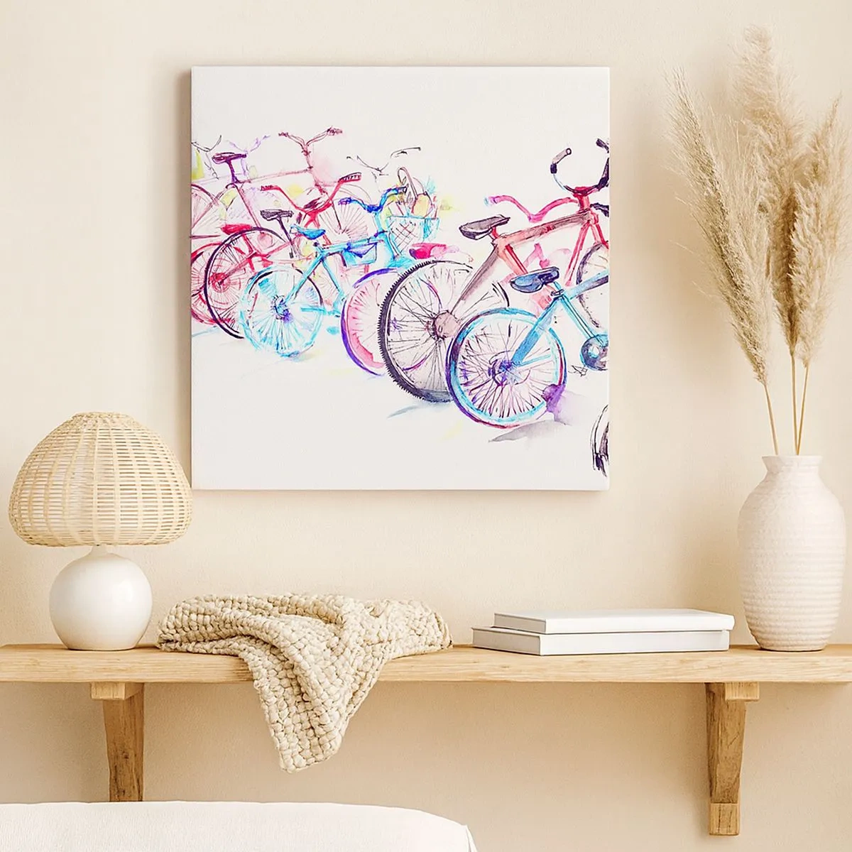 Obraz na płótnie - Zjazd klubu Antymoto - 30x30 cm