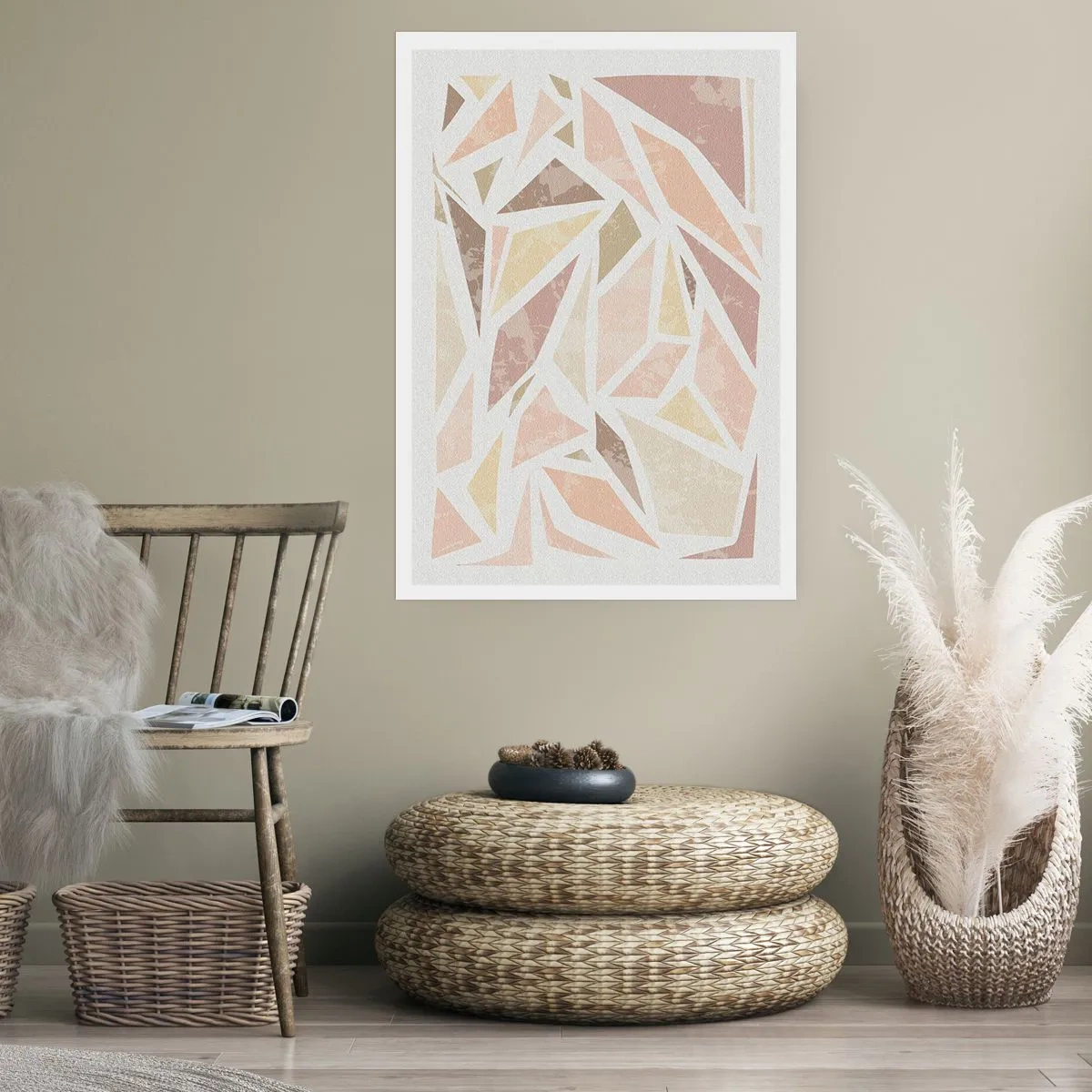 Plakat - Kompozycja witrażowa - 70x100 cm