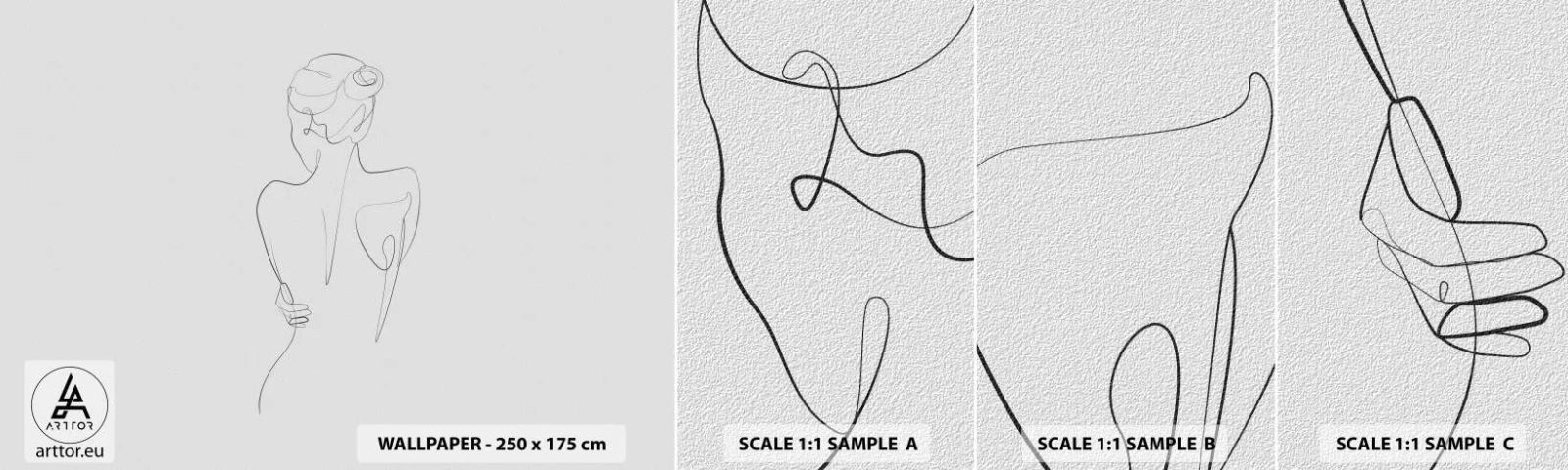 Fototapeta Próbka Samoprzylepna Deluxe Sticker - Muzyka ciała - Grafika, Ciało, Sztuka - 100x30 cm