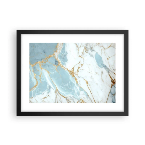 Plakat w czarnej ramie - Bogactwo kamienia - 40x30 cm