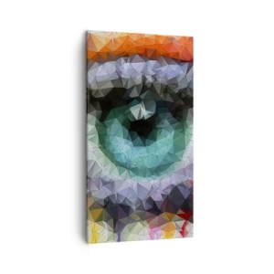 Obraz na płótnie - Krystaliczny oczu blask - 45x80 cm