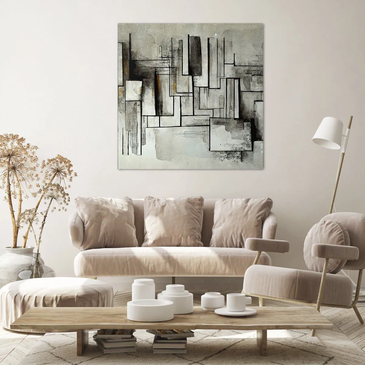 Obraz na płótnie - Siła prostoty - 70x70 cm