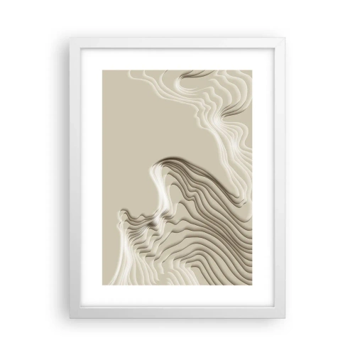 Plakat w białej ramie - Topografia sztuki - 30x40 cm