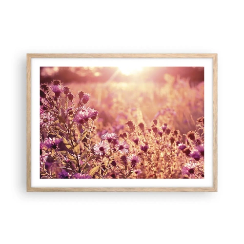 Plakat w ramie jasny dąb - Przed odejściem lata - 70x50 cm