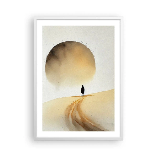 Plakat w białej ramie - Zawsze tęsknota - 50x70 cm