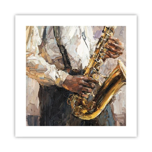 Plakat - Czas na solo - 40x40 cm