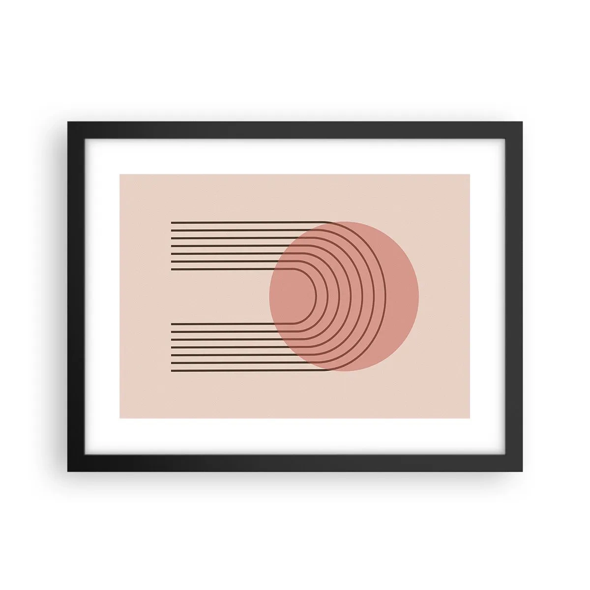 Plakat w czarnej ramie - Nieodparte przyciąganie - 40x30 cm