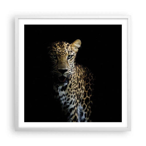 Plakat w białej ramie - Mroczne piękno - 60x60 cm