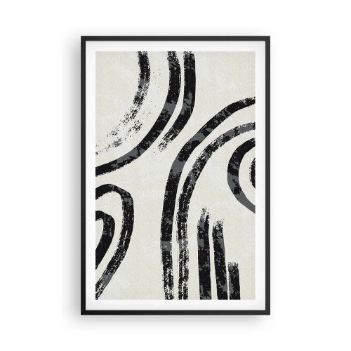 Plakat w czarnej ramie - W pół zatrzymany - 61x91 cm