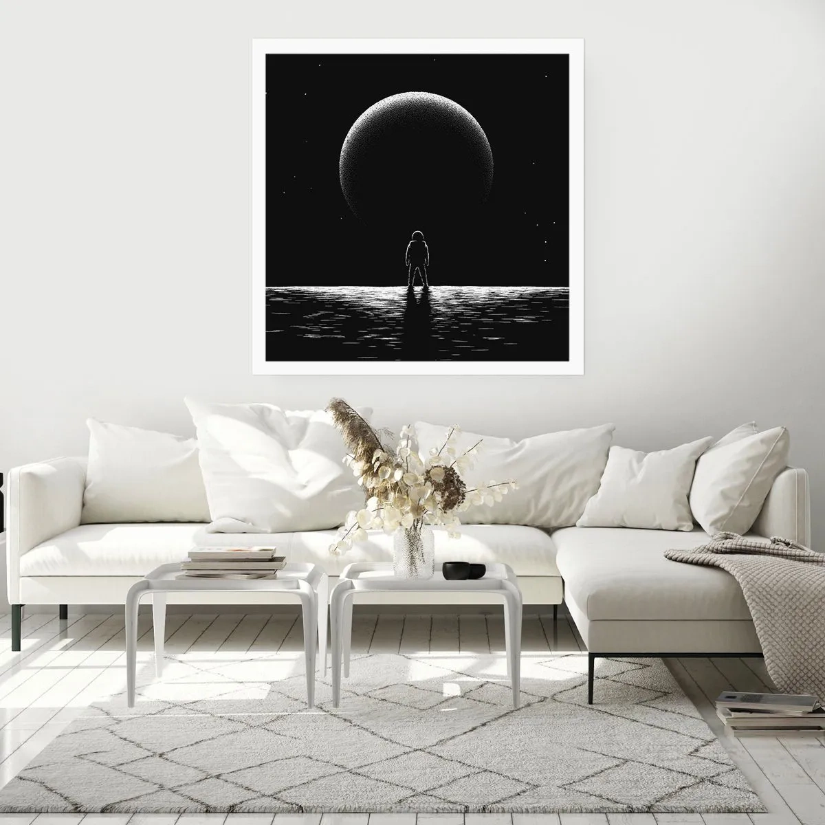 Plakat - Twarzą w twarz - 40x40 cm