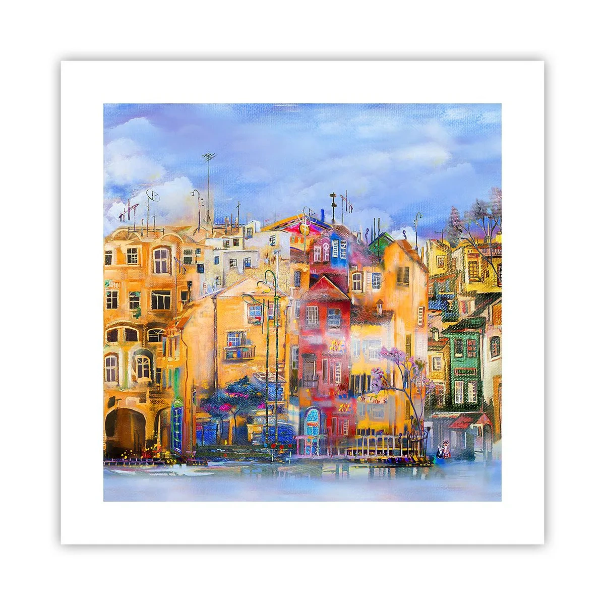 Plakat - Jesteśmy razem - 40x40 cm