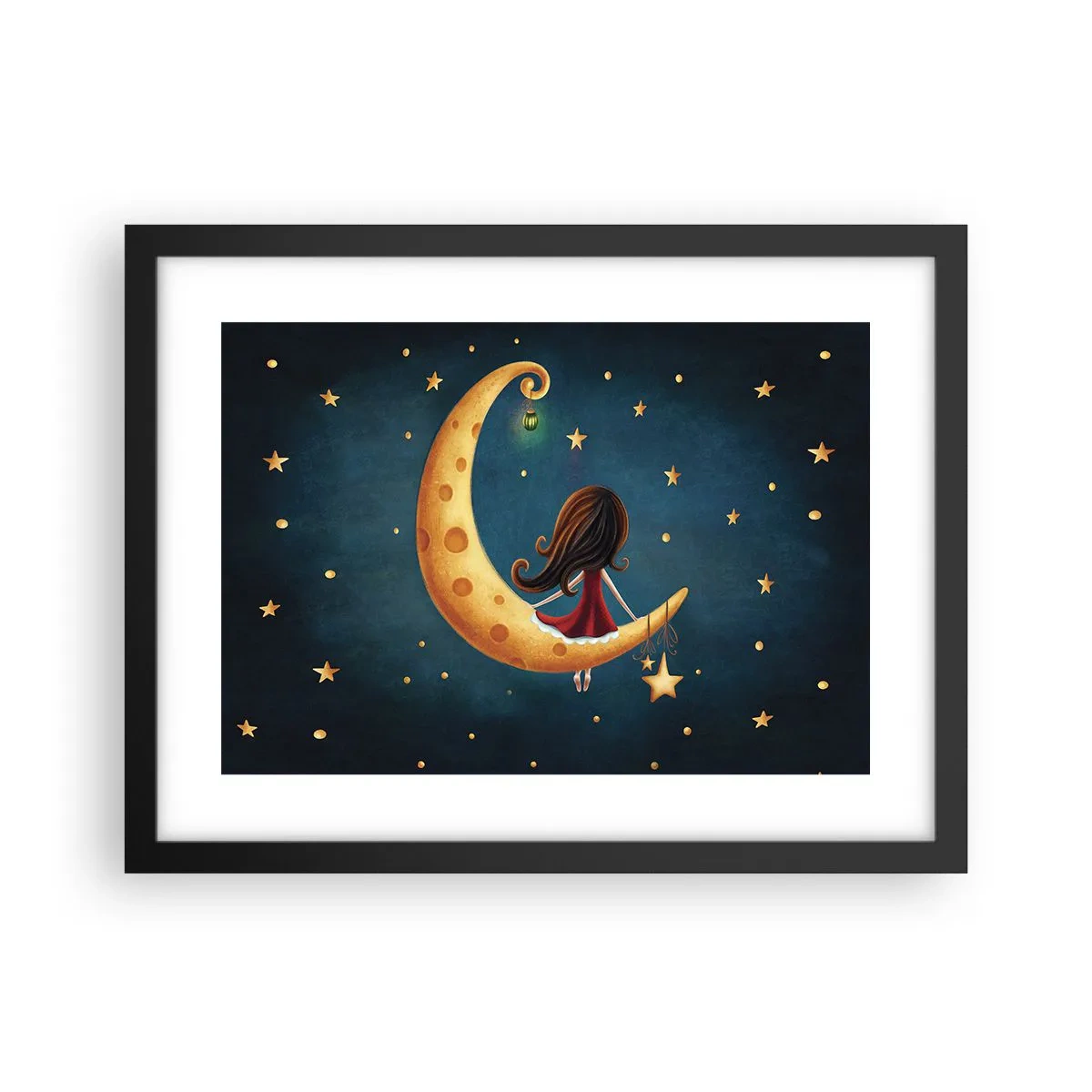 Plakat w czarnej ramie - Pewnego razu… - 40x30 cm