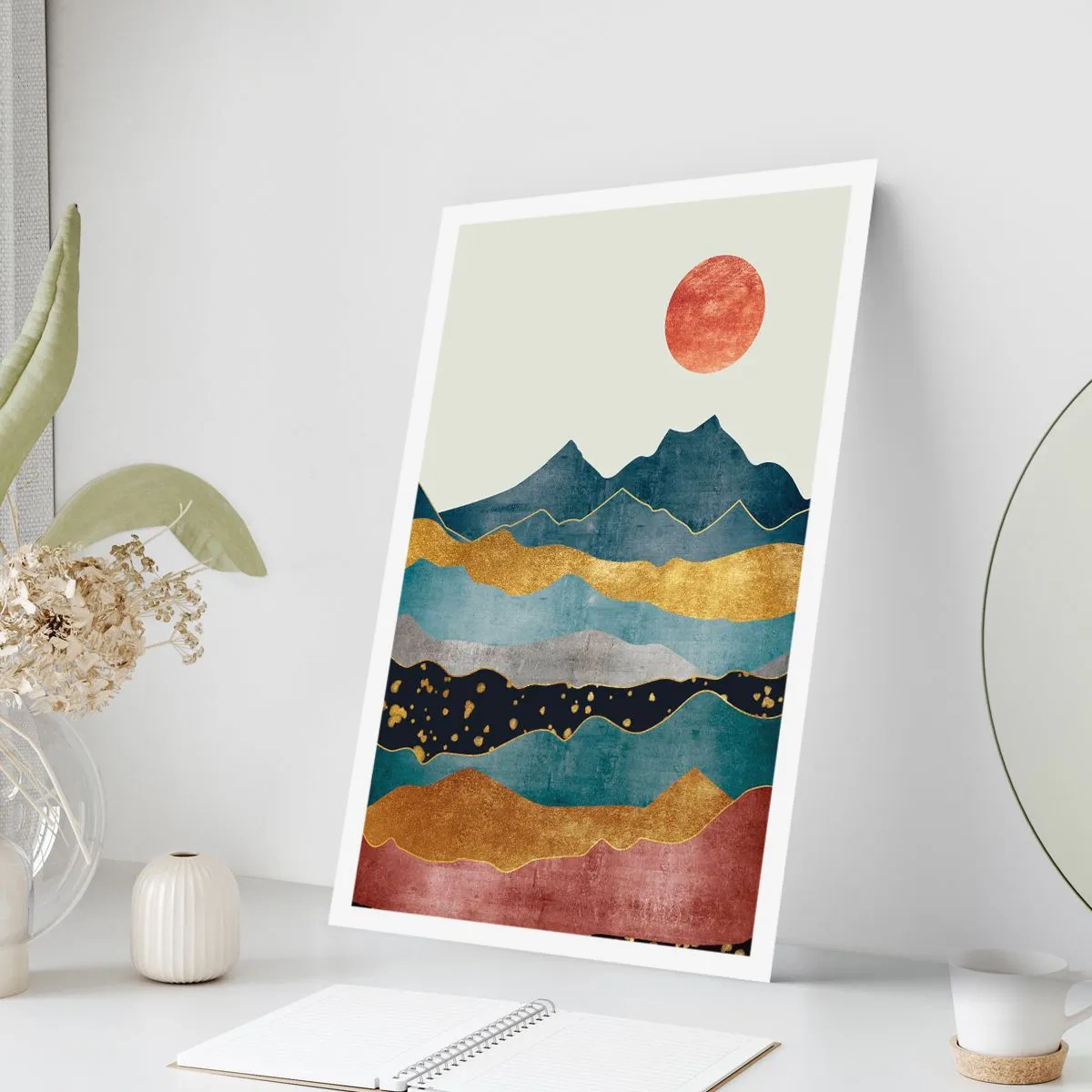 Plakat - Przekrój świata - 30x40 cm