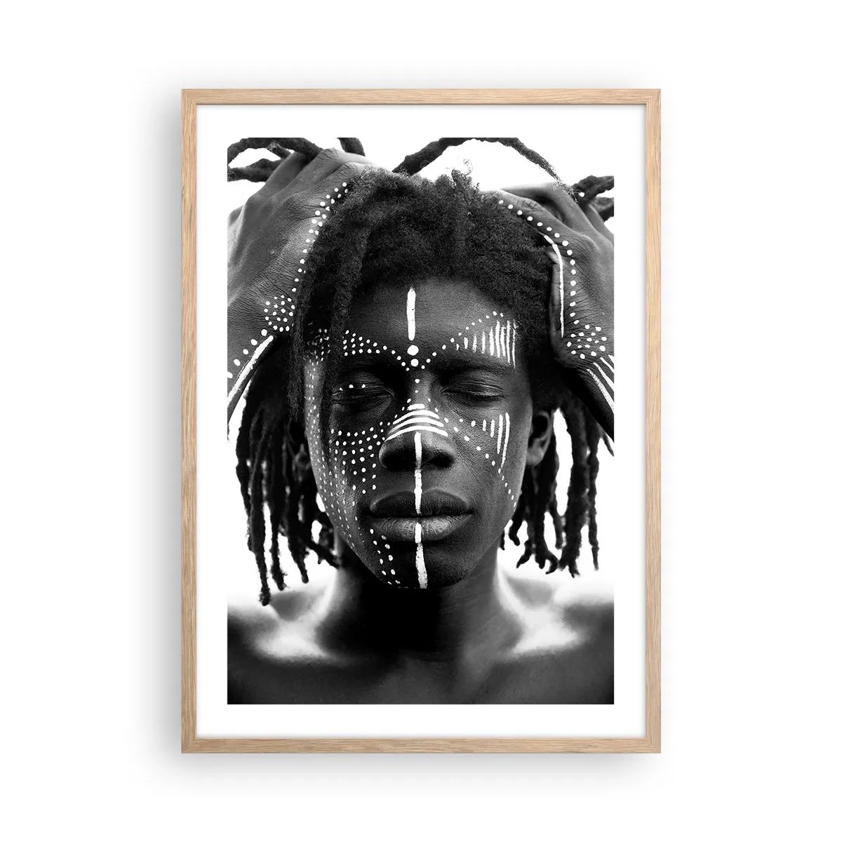 Plakat w ramie jasny dąb - Gdzie jesteś? - 50x70 cm
