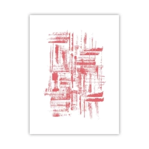 Plakat - Czerwone miasto - 30x40 cm