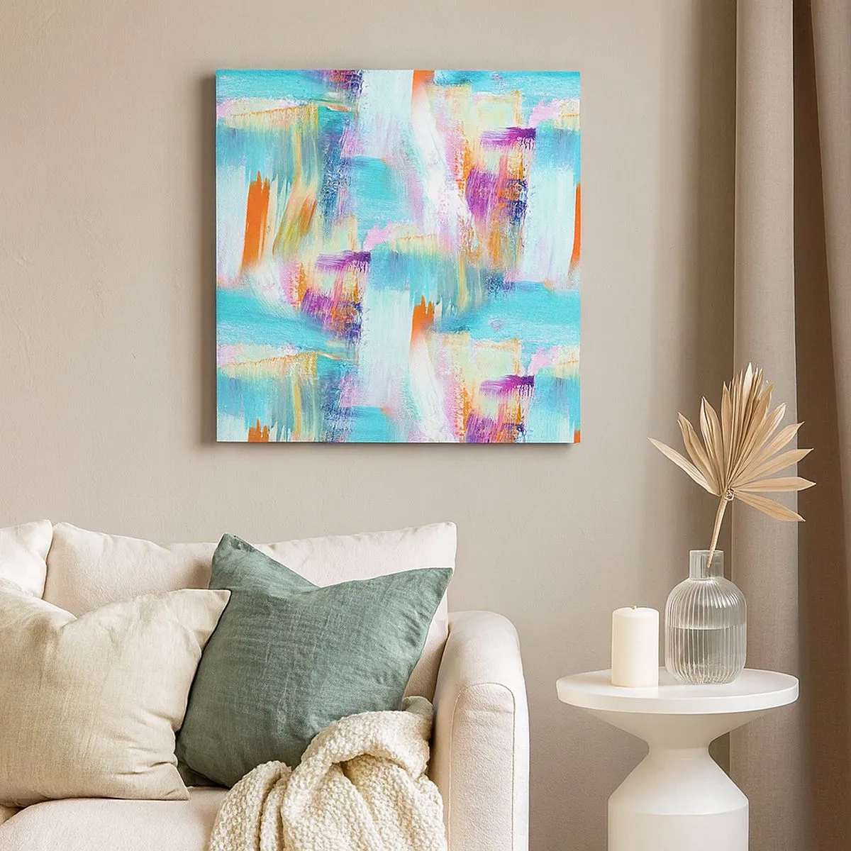 Obraz na płótnie - Pogodny mazaniec-przekładaniec - 30x30 cm