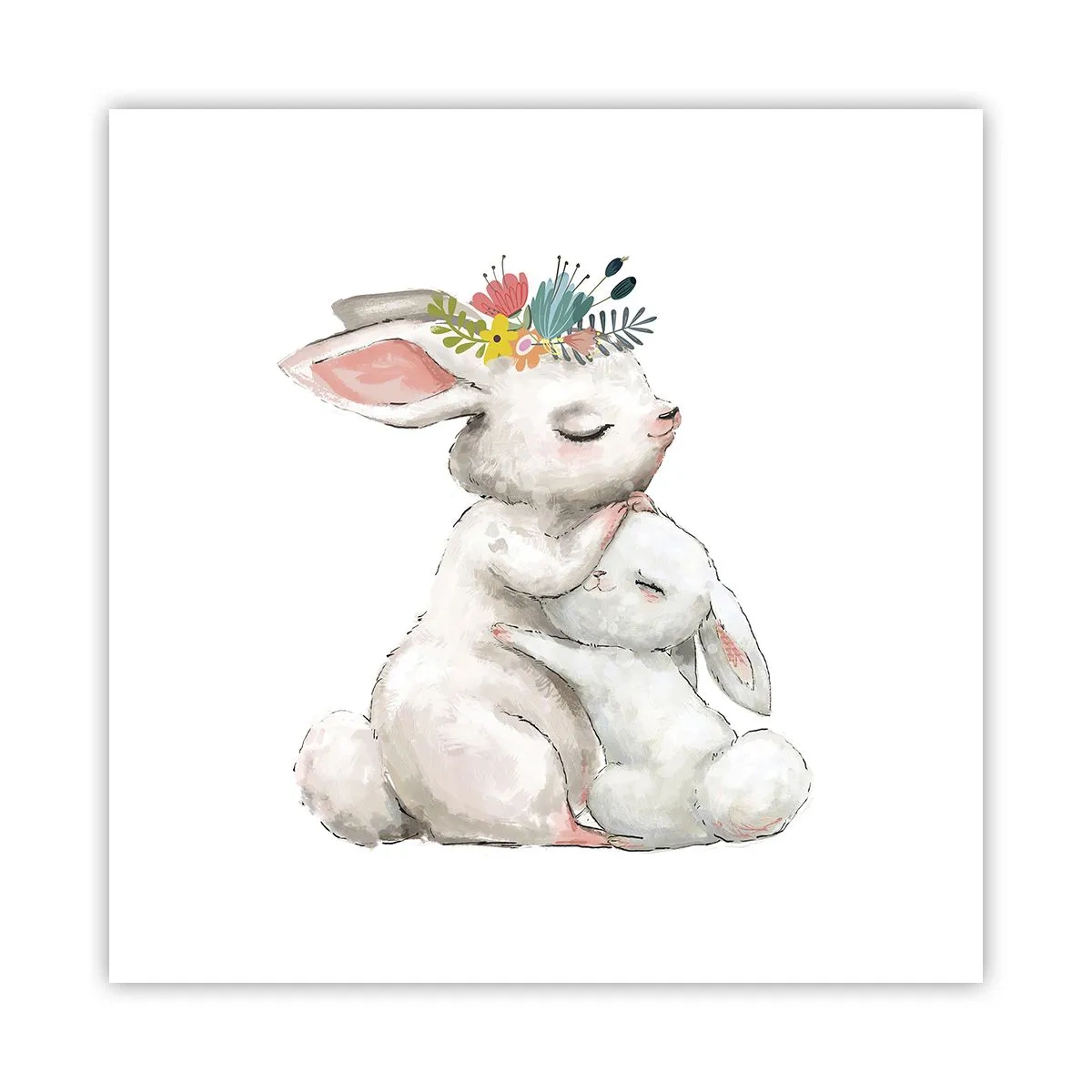 Plakat - Nie ma jak u mamy - 50x50 cm