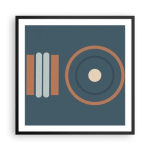 Plakat w czarnej ramie - Istota rzeczy - 60x60 cm