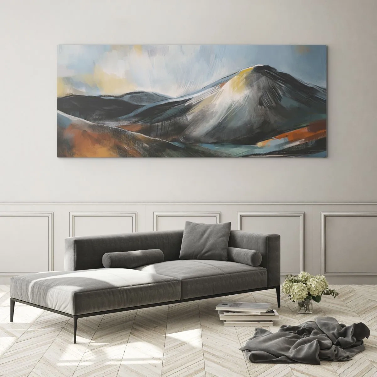 Obraz na szkle - Surowe i piękne - 90x30 cm