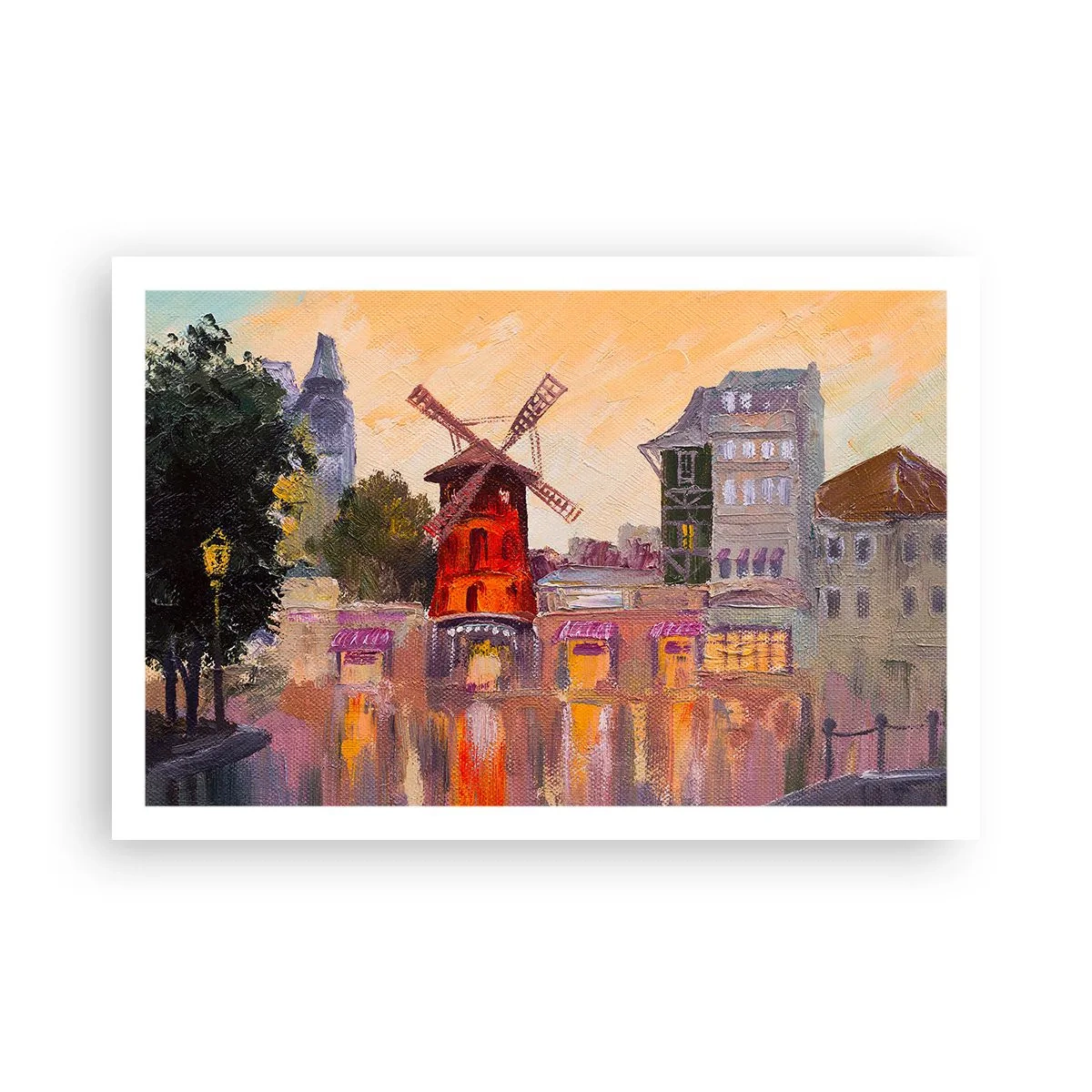 Plakat - Paryskie ikony – Moulin Rouge - 91x61 cm