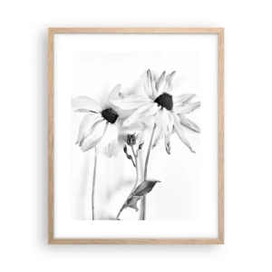 Plakat w ramie jasny dąb - Nikt nie chce być sam - 40x50 cm
