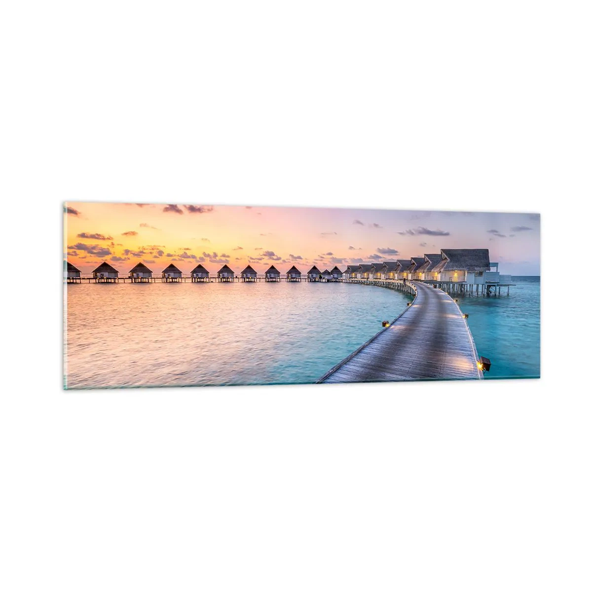 Obraz na szkle - Wakacje - powrót do źródeł - 90x30 cm