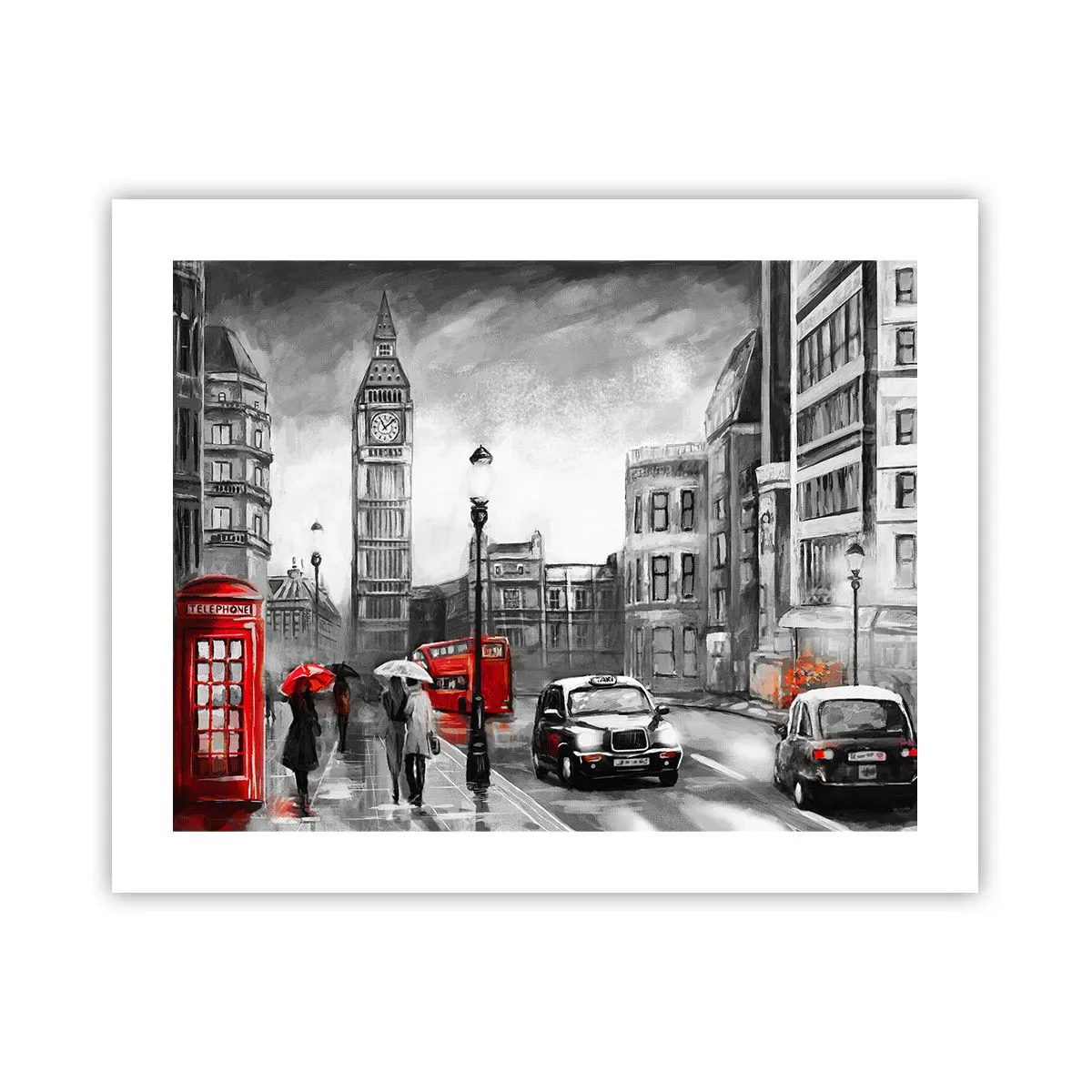 Plakat - Wcale nie szare miasto - 50x40 cm