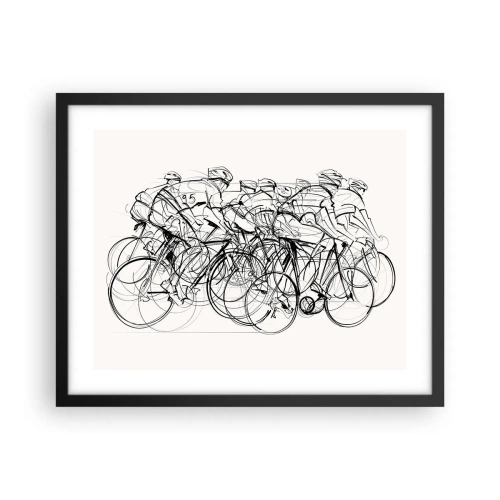 Plakat w czarnej ramie - Wespół w zespół - 50x40 cm