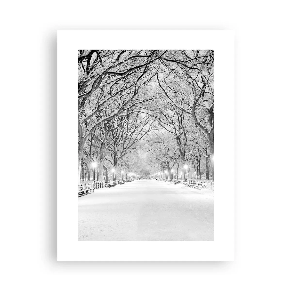Plakat - Cztery pory roku – zima - 30x40 cm