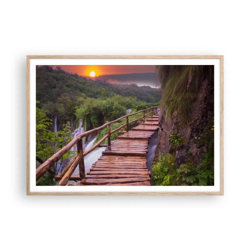 Plakat w ramie jasny dąb - Piękno nie do uwierzenia - 100x70 cm