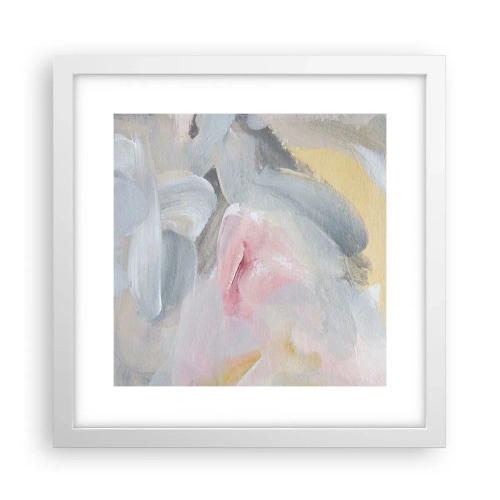 Plakat w białej ramie - W pastelowym świecie - 30x30 cm