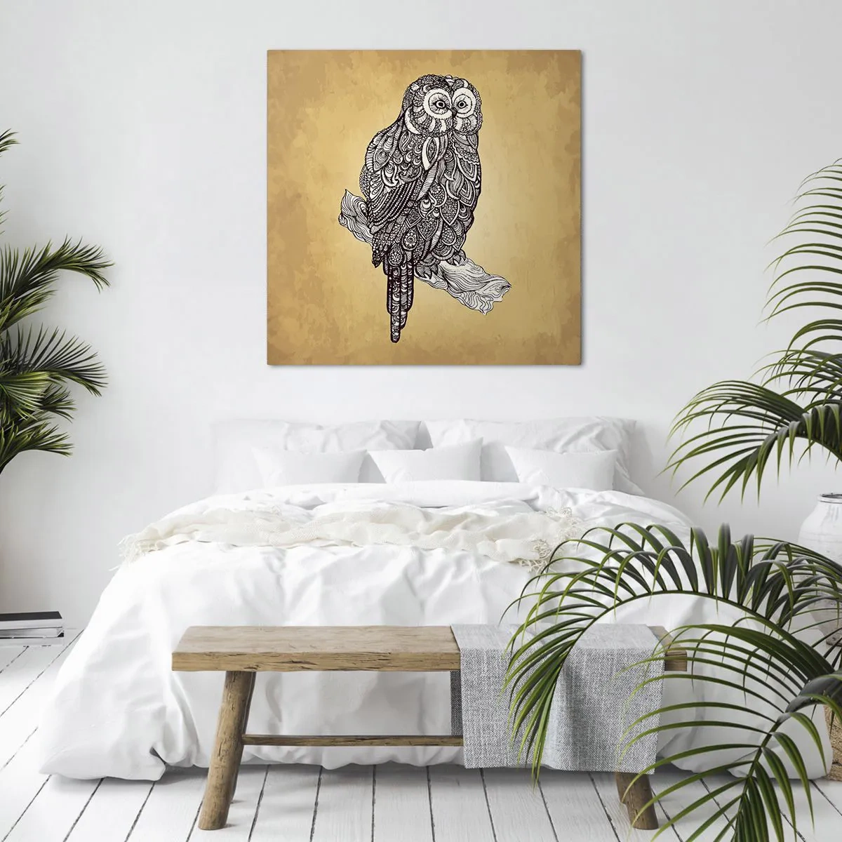 Obraz na płótnie - Misterne ornamenty mądrości - 70x70 cm