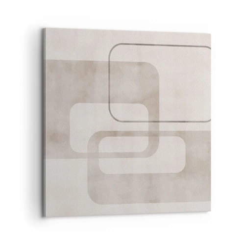 Obraz na płótnie - Geometryczna fuga - 60x60 cm