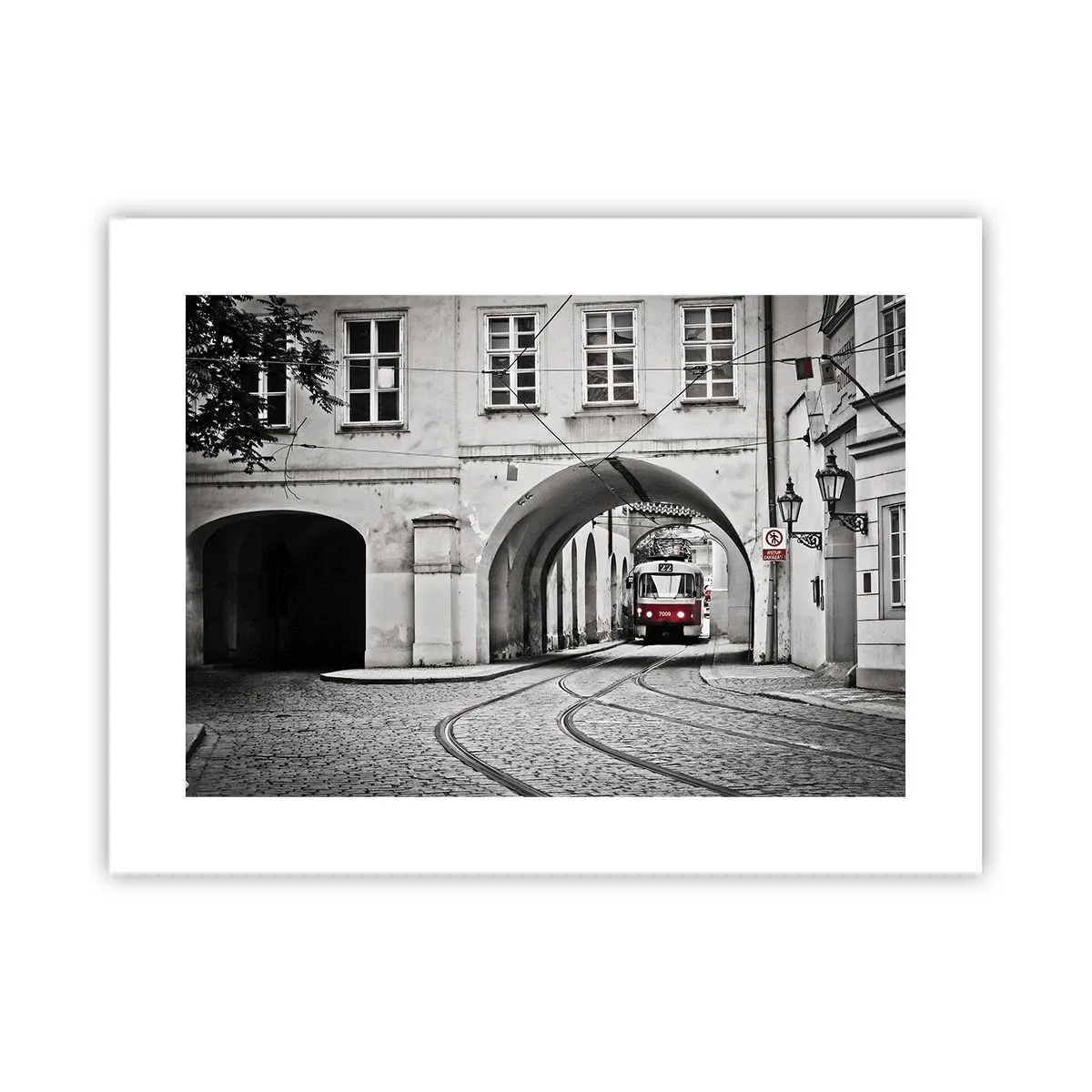 Plakat - Przez miejski labirynt - 40x30 cm