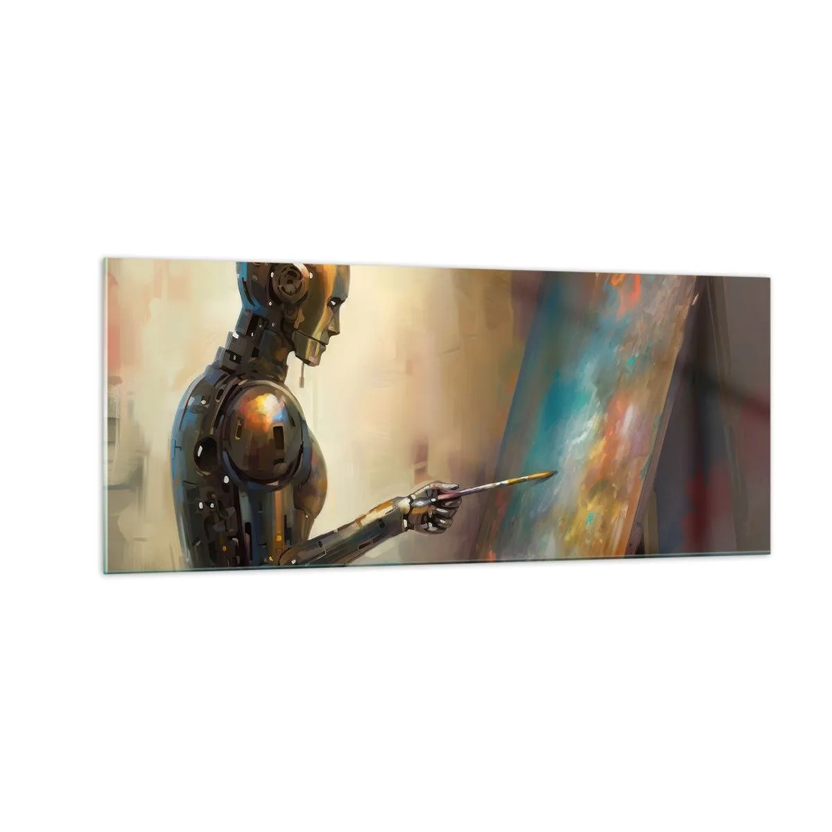 Obraz na szkle - Sztuka przyszłości - 100x40 cm