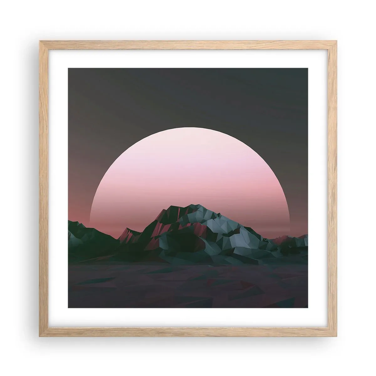 Plakat w ramie jasny dąb - W sąsiedniej galaktyce - 50x50 cm