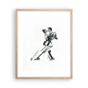 Plakat w ramie jasny dąb - W jednym rytmie - 40x50 cm