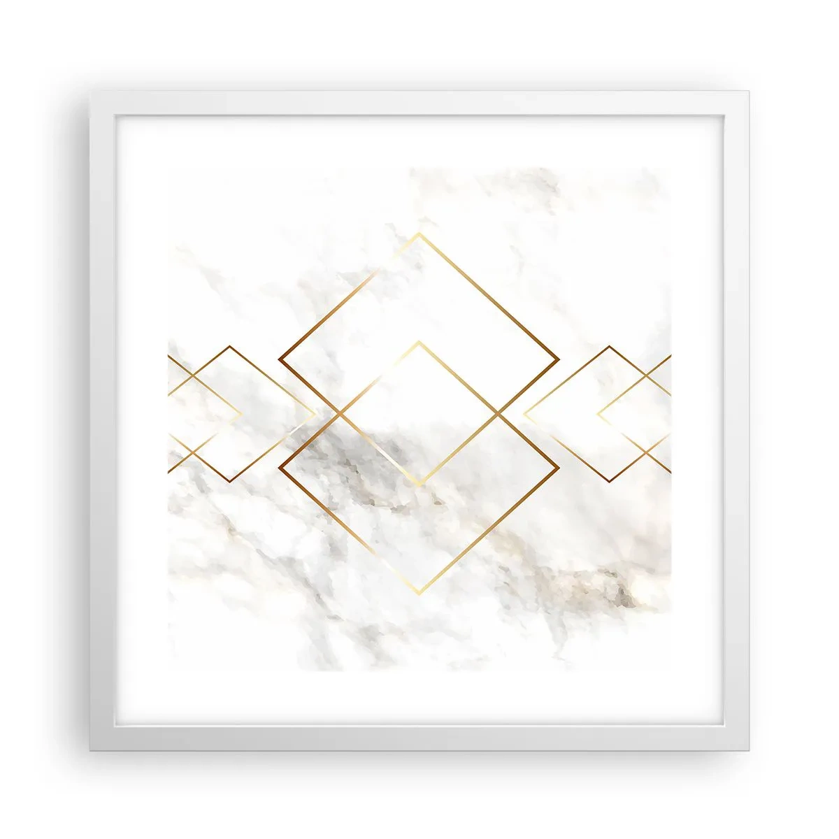 Plakat w białej ramie - Widok na nieskończoność - 40x40 cm