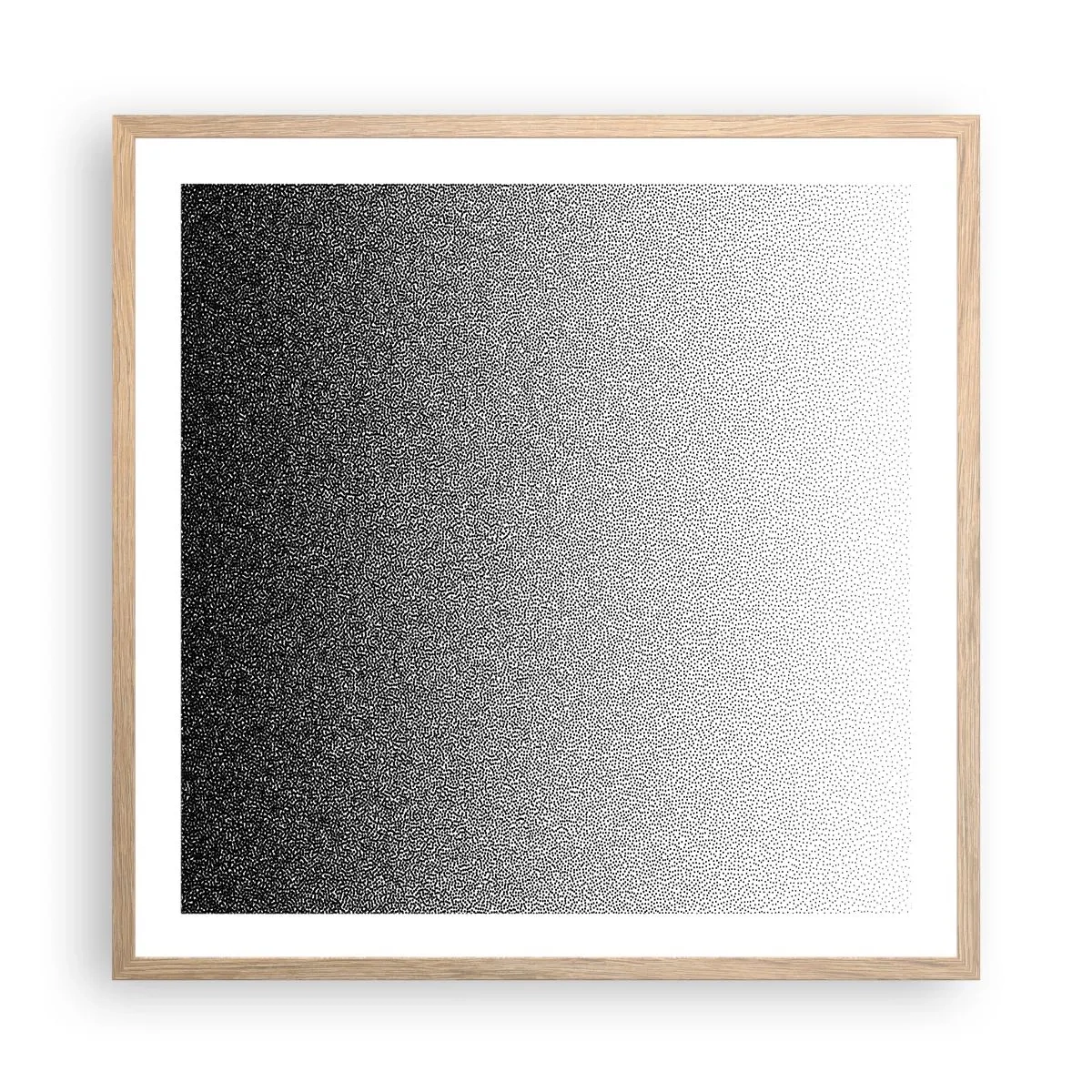 Plakat w ramie jasny dąb - W stronę światła - 60x60 cm