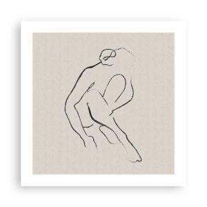 Plakat - Szkic intymny - 50x50 cm