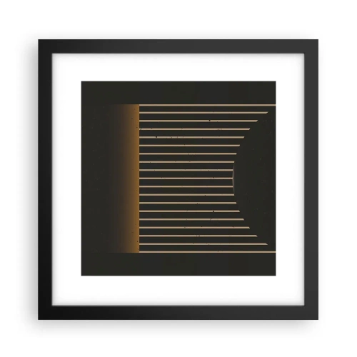 Plakat w czarnej ramie - Zbadać ciemność - 30x30 cm