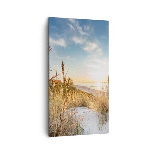 Obraz na płótnie - Północna plaża - 45x80 cm