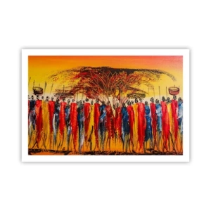 Plakat - Tam, tam, tam tam idą - 91x61 cm