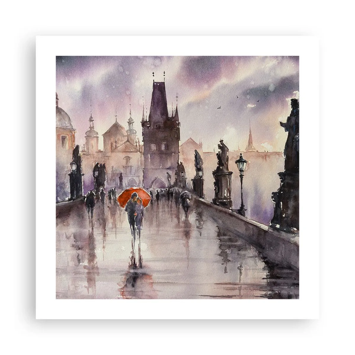 Plakat - Ludzie się nie zmieniają - 50x50 cm