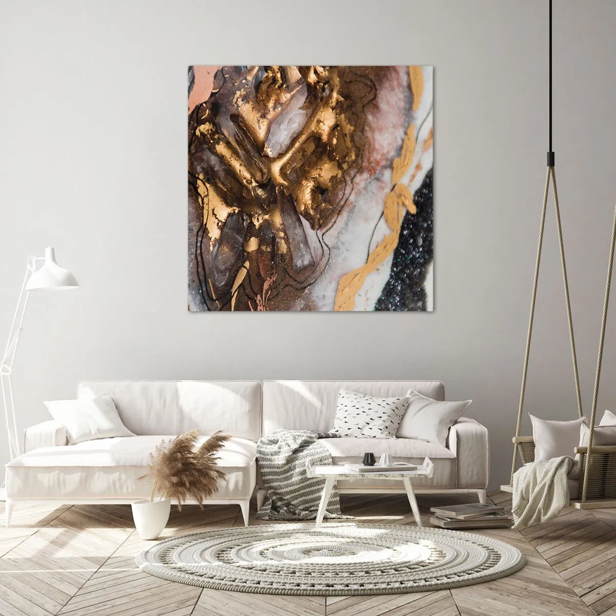 Obraz na płótnie - Żywioł ziemi - 70x70 cm