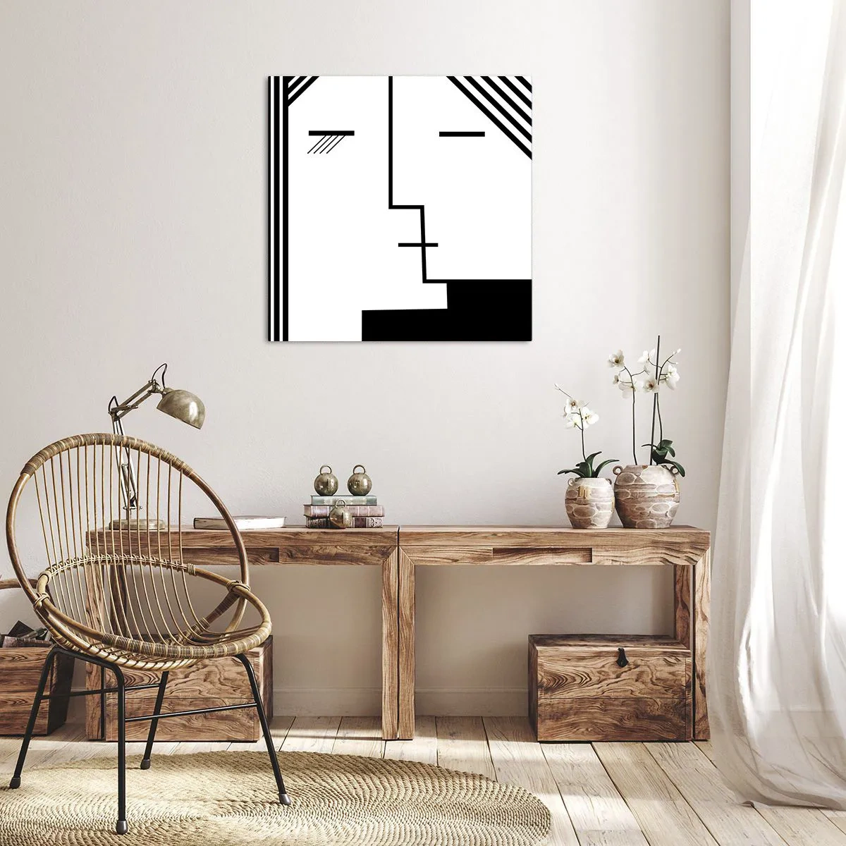 Obraz na płótnie - Po prostu pocałunek - 60x60 cm