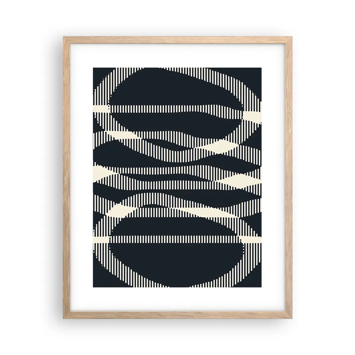 Plakat w ramie jasny dąb - Próba przełamania ciemności - 40x50 cm