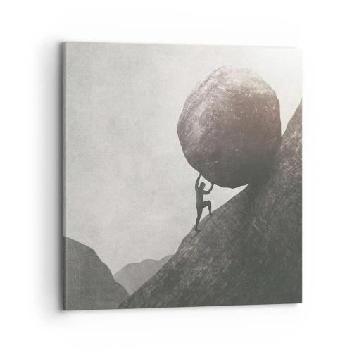 Obraz na płótnie - Wierzę wbrew nadziei - 70x70 cm