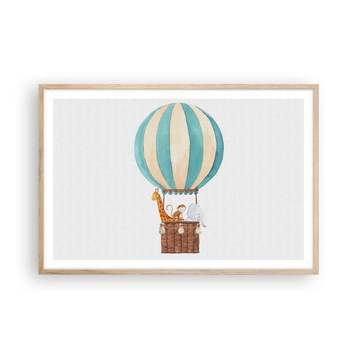 Plakat w ramie jasny dąb - Fantastyczna wycieczka - 91x61 cm